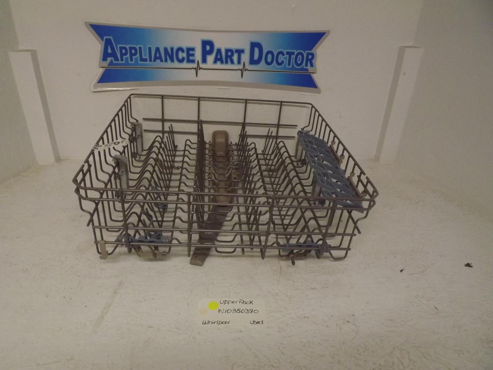 Whirlpool Dishwasher W10350380 Upper Rack Used Whirlpool Dishwasher W10350380 Upper Rack Used